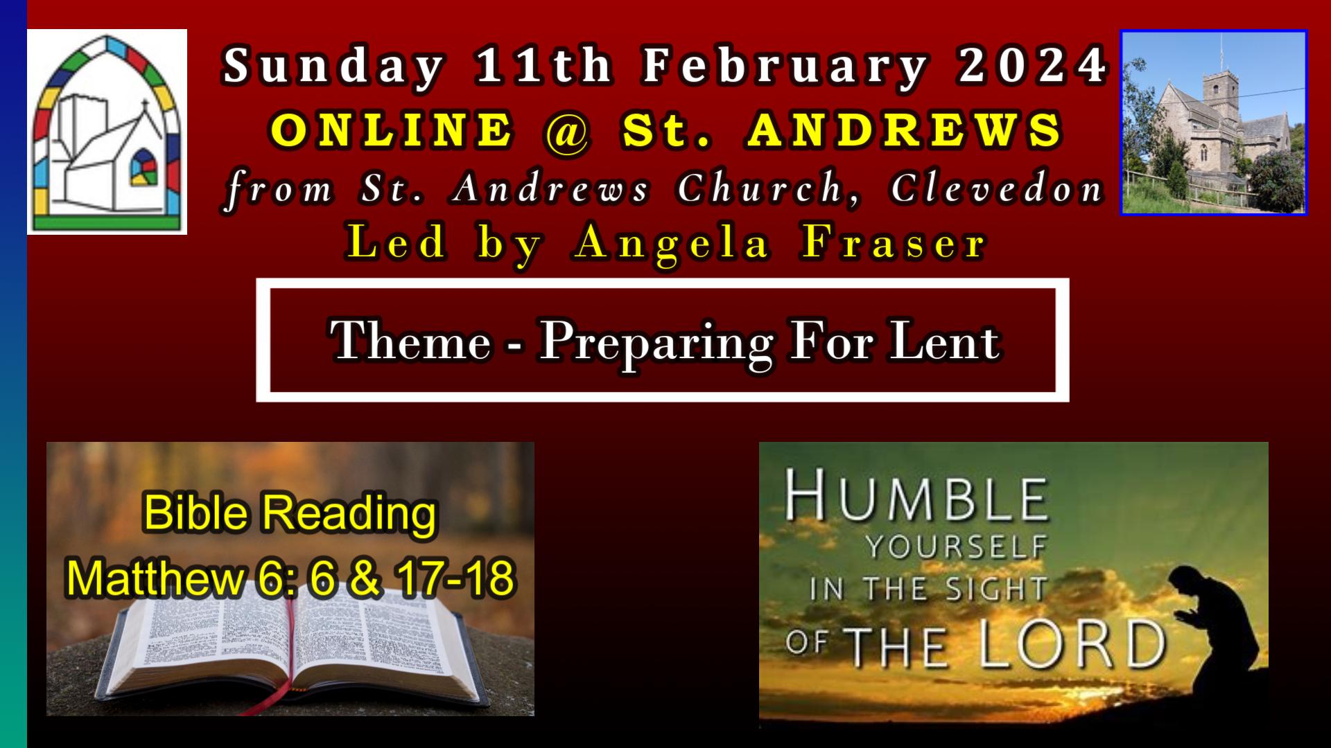 St Andrew's Online: Preparing for Lent