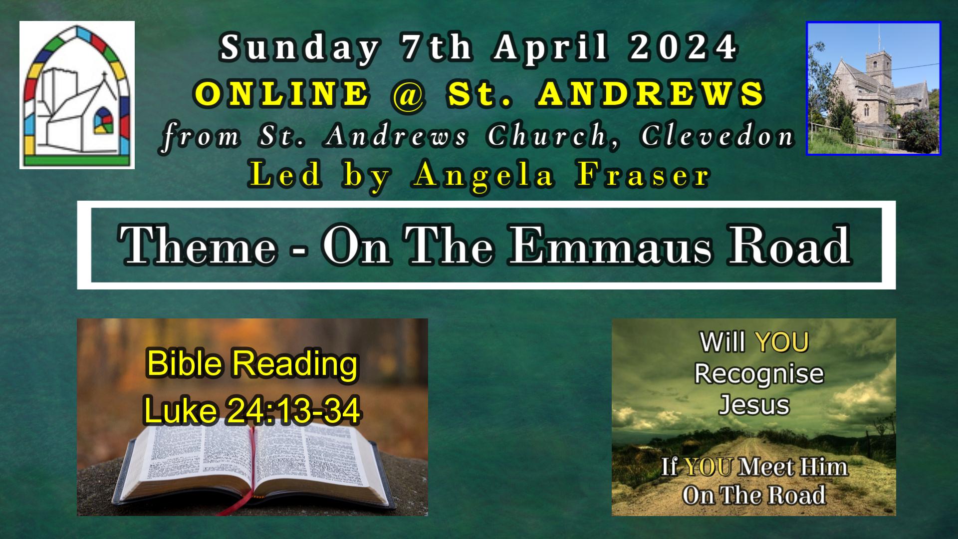 St Andrew's Online: Walking the Emmaus Road