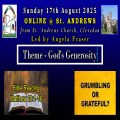 St Andrew's Online: God's Generosity