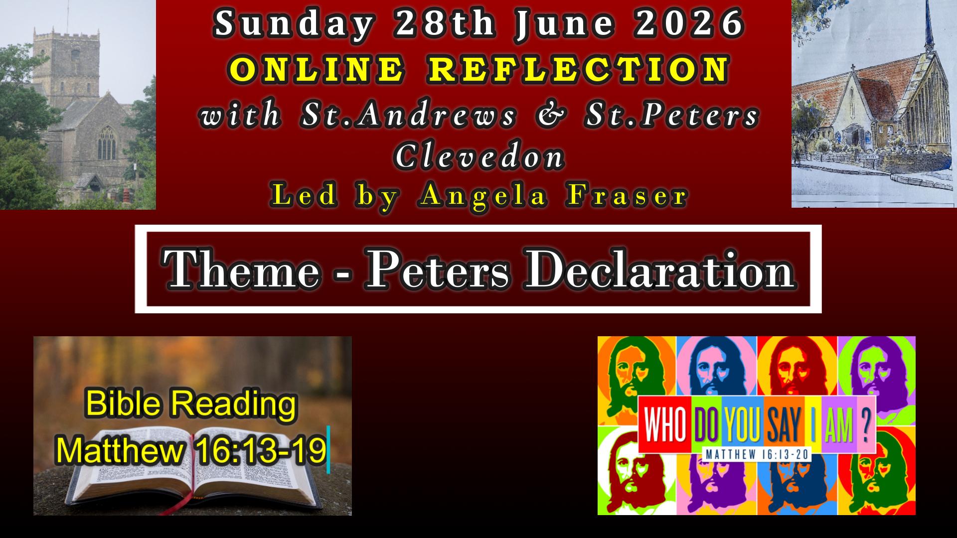 St Andrew's Online: Peter's Declaration