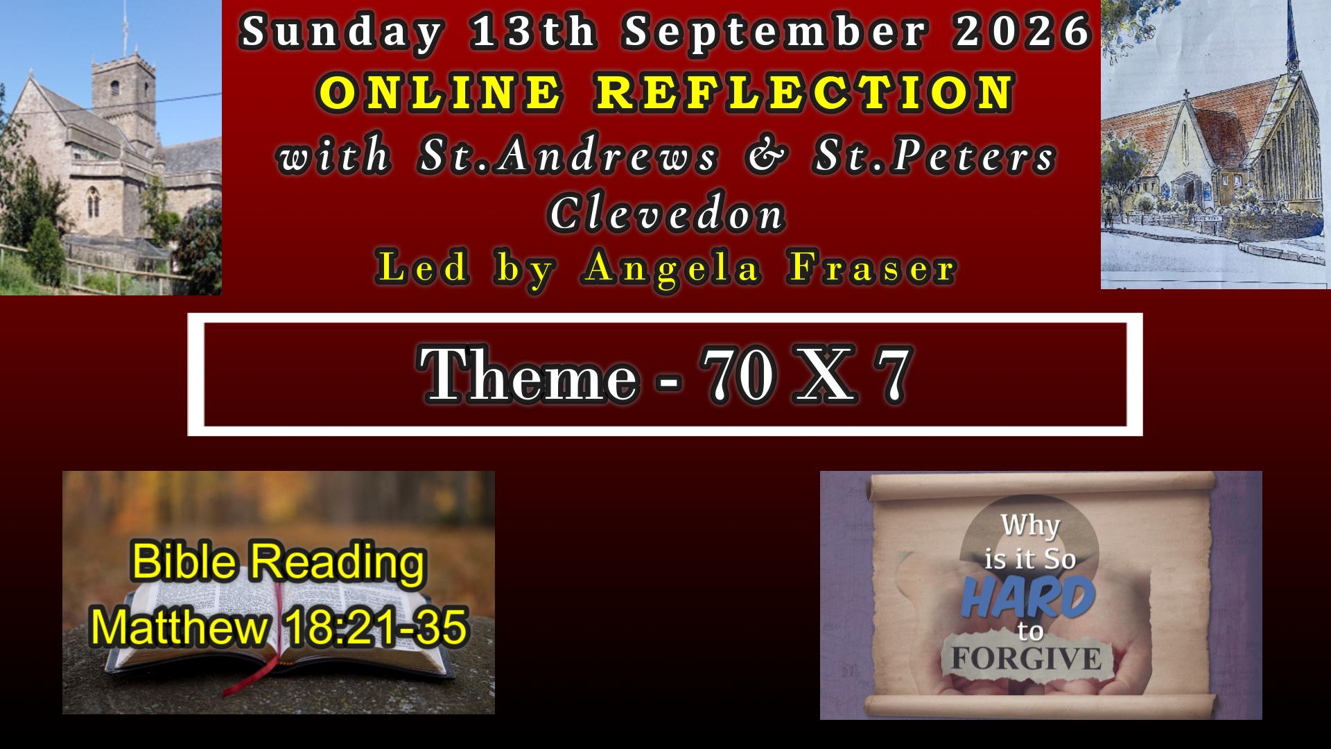St Andrew's Online: Seventy times seven